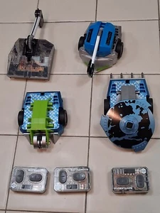 Hexbug Battlebots Lot 4 Bots And 3 Remotes Plus Extra Parts Untested AS/IS - Picture 1 of 6