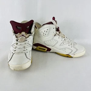 Nike Air Jordan 6 VI Retro Maroon Red White Sail 384664-116 Men’s Size: 9.5 - Picture 1 of 12