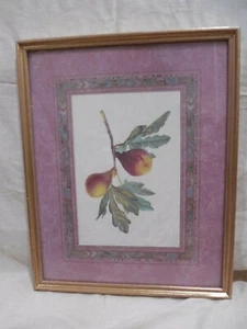 Fruit in a gold frame - Picture 1 of 3