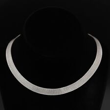 New listing
		VTG Sterling Silver - FCC 10mm Panther Link Chain 16" Tennis Necklace - 26g