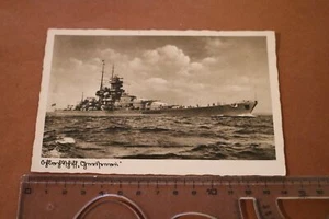 tolle alte Karte Schlachtschiff Gneisenau 30-40er Jahre (2) - Picture 1 of 2