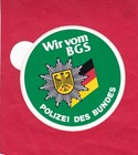 Bundesgrenzschutz - BGS - Bundespolizei - Aufkleber - sticker