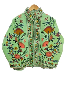 Chaqueta de Invierno Artesanal Sujani Exquisita Chaqueta Sujani 23.5" 60 cm. Gratis - Imagen 1 de 15