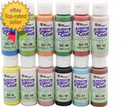Mayco Stroke and Coat Glaze for Ceramics Kit 1 12 Assorted 2 Oz Jars with How to
