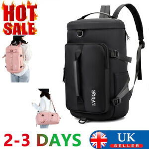 30L Sports Gym Bag Waterproof Backpack Outdoor Travel Hiking Camping Luggage UK