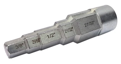 Stufenschlüssel Sanitär 1/2" Schlüssel Knarre Ratsche Heizkörper Heizung CrV