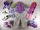 AMERICAN GIRL~JUST LIKE YOU DOLL SNOWBOARD/SNOWBOARDING OUTFIT~BOOTS~HAT~2004