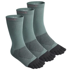 Toe Socks Cotton Athletic Running Five Finger Socks 3 PairsSize 7-11 - Picture 1 of 6