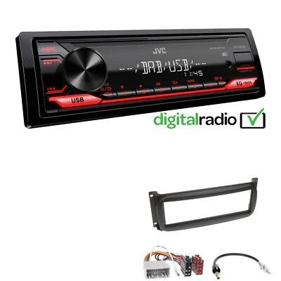 JVC KD-X182DB MP3 DAB+ USB 1-DIN Autoradio für Chrysler Sebring 2001-2007 - Bild 1 von 4