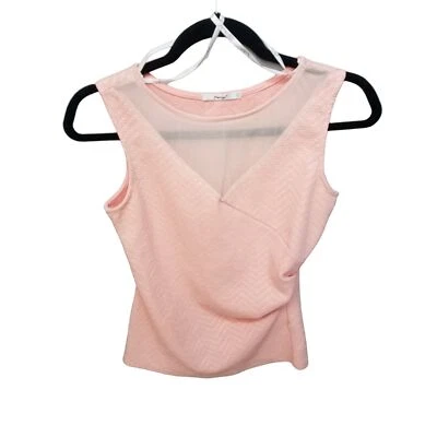 Blusa Papaya Mujer Talla S Rosa Geométrica Sin Mangas Foto 1 de 4