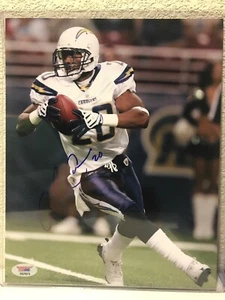Antoine Cason Signed Chargers 8x10 Photo PSA/DNA - Picture 1 of 5