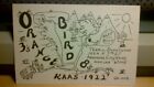 CB radio QSL postcard Roadrunner Terril Sweetwood 1970s Arkansas City Arkansas