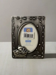 Burnes of Boston ~ MARCO DE FOTOS DE PELTRE ~ Baby Bear Bubble Bath Time ~ Nuevo - Imagen 1 de 4