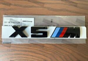 Gloss Black for BMX5 X5M Trunk Tailgate Sticker Badge Emblem E70 F15 F85 F95
