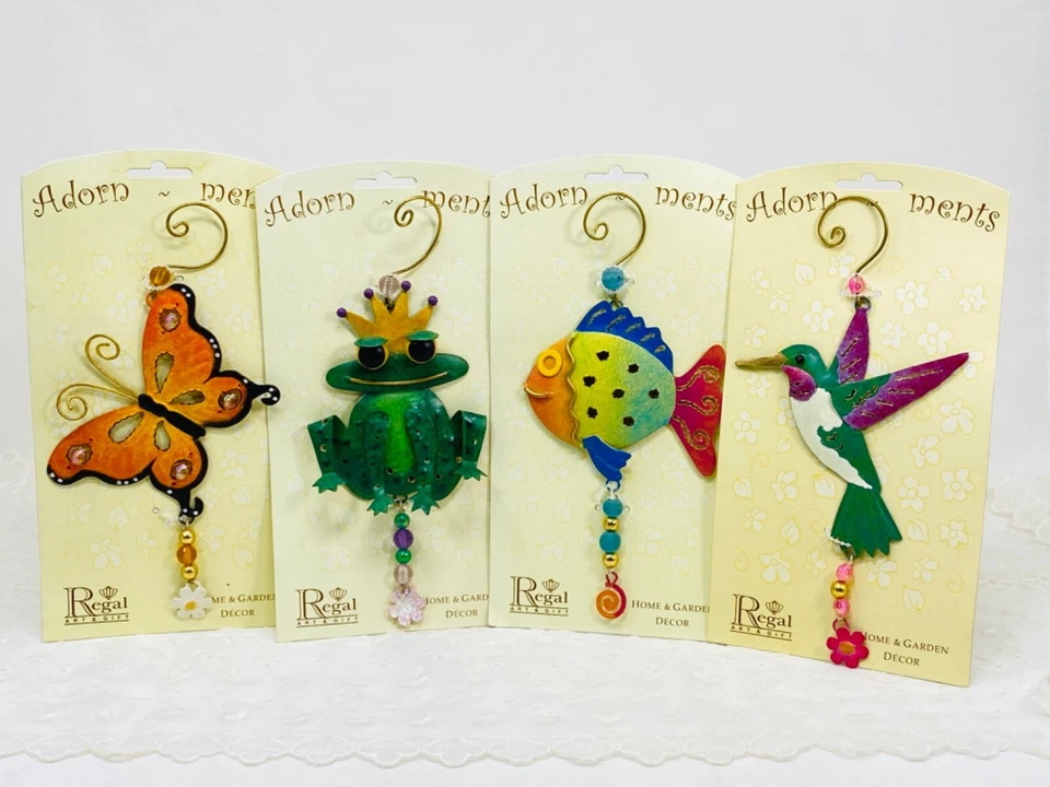 Adorno de arte y regalo Regal Ments - Selecciona entre mariposa, rana, pez, colibrí Foto 1 de 4