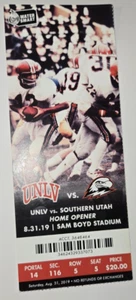 UNLV Southern Utah Football Ticket 08/31/2019 - Picture 1 of 1