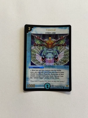 Duel Masters TCG Emeral Cyber Lord L8/12 Y1 League Promo Card WOTC - Image 1 of 2