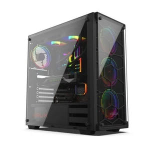 Case computer desktop ATX Krux KRX0007 Nero - Bild 1 von 1