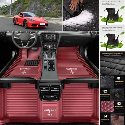 For Porsche Cayman Car Floor Mats Carpets Cargo Liners Custom All Weather - Image 1 of 4