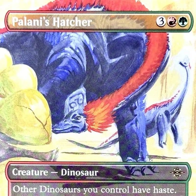 Palani's Hatcher (Borderless) - Reg - MTG - LCI - 0332 - RARE ~ NM - Image 1 of 4