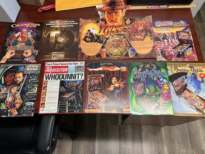 Williams Bally 9 Flyer Collection Indiana Cactus Safecracker Star Wars Cirqus Foto 1 de 4