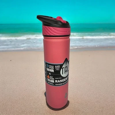 TAL Stainless Steel Ranger Flip Up Easy Sip Water Bottle  Strawberry Pink 26oz - Image 1 of 4