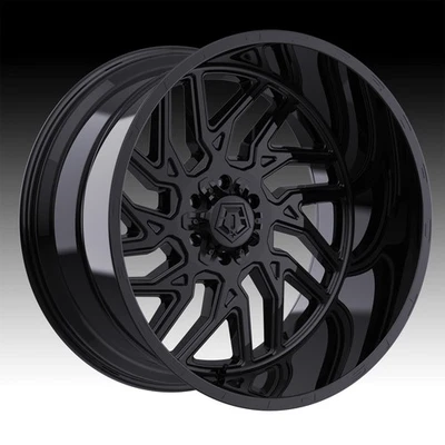 4/TIS 544B/544GB preto brilhante 20x9 5x5/5x5.5 1mm (544B-2090901) - Imagem 1 de 3
