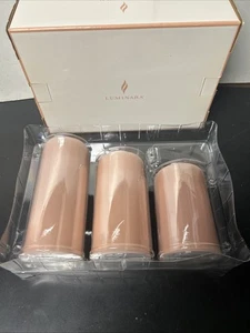 LUMINARA flammenlose Stumpenkerzen Innen mit Fernbedienung 3er Pack Neu - Bild 1 von 3