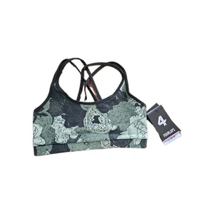 Sujetador deportivo 4 CUATRO vueltas Vitality para mujer talla pequeña tomillo estampado peonías nuevo con etiquetas precio de venta sugerido por el fabricante 68 USD - Imagen 1 de 9
