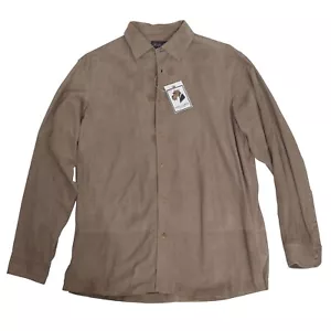 RALPH LAUREN PURPLE LABEL Ziegenwildleder Goat Suede Shirt Gr M Made in Italy CO - Bild 1 von 12