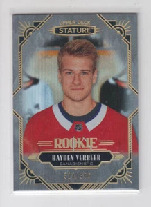 20/21 UD Stature Montreal Canadiens Hayden Verbeek Rookie RC #200 Ltd #314/399 - Bild 1 von 2