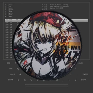 Girls Frontline Metal Gear styled AK 47 game GFL anime Russia morale waifu patch - Picture 1 of 2