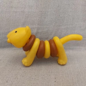Juguete tigre de plástico montable vintage raro de la URSS 23 cm - Imagen 1 de 11