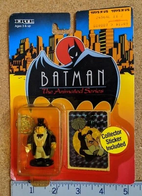 1992 ERTL Batman The Animated Series Penguin Figure Sealed Sticker NIB Toys R Us - Image 1 of 4