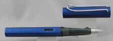 Lamy Al-star Ocean Blue & Chrome Fountain Pen - Medium Nib - Made In Germany