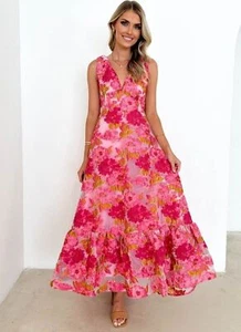 Pink maxi dress - Picture 1 of 9