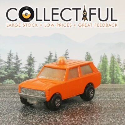 MATCHBOX ROLAMATICS #20 - POLICE PATROL RANGE ROVER - ORANGE SITE ENGINEER 🔥353 - Image 1 of 4