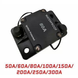 Disyuntor 50A-300A DC 48V Fusible Hi AMP Automático Restablecimiento Automático IP67 Impermeable - Imagen 1 de 15