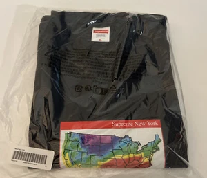 SUPREME WEATHER TEE NAVY SIZE XL (100% AUTHENTIC) BRAND NEW FW23 WEEK 7 - Imagen 1 de 12