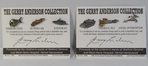 GERRY ANDERSON: TERROR FISH, SUPERCAR, STINGRAY, SPV, INTERCEPTOR, XL5 PIN SET - Imagen 1 de 12