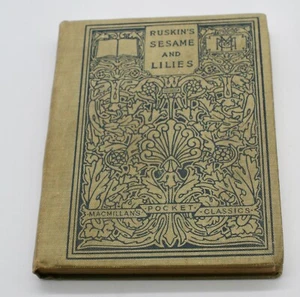 Antik JOHN RUSKIN'S - SESAM UND LILIEN Macmillans Taschenklassiker 1914 - Bild 1 von 5