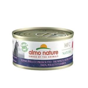 Almo Nature Adult Natural Tuna, Chicken & Ham 24 X 70G - Picture 1 of 1