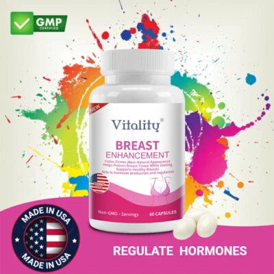 Cápsula de crecimiento de senos extracto de hierbas mejora de aumento para mujeres Foto 1 de 4