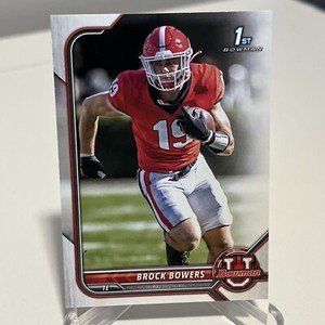 2022 Bowman U University Brock Bowers 1st Bowman #83