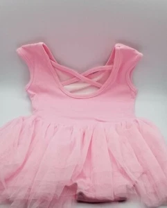 STELLE Girl's Sweetheart Neckline Tank Top Tutu Dress Leotard pink 2-3 yr dance - Picture 1 of 12