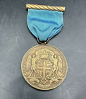 Masonic 1901 Grand Lodge State Of New York Half Century Devotion Award Medal