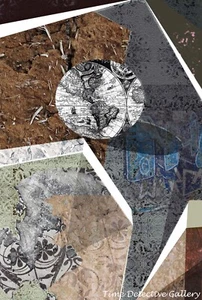 A World of Textures - Abstrakter Wandkunstdruck - Bild 1 von 1
