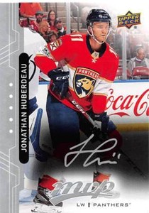 18/19 UPPER DECK MVP SILVER SCRIPT #39 JONATHAN HUBERDEAU PANTHERS *53551