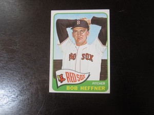 1965 Topps # 199 Bob Heffner Card Boston Red Sox