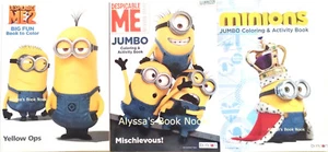 DESPICABLE ME ~ENSEMBLE DE LIVRES DE COULEURS ET D'ACTIVITÉS MINIONS~ - Photo 1/1